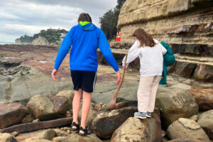 Teens and preteens adventuring together in a social group.